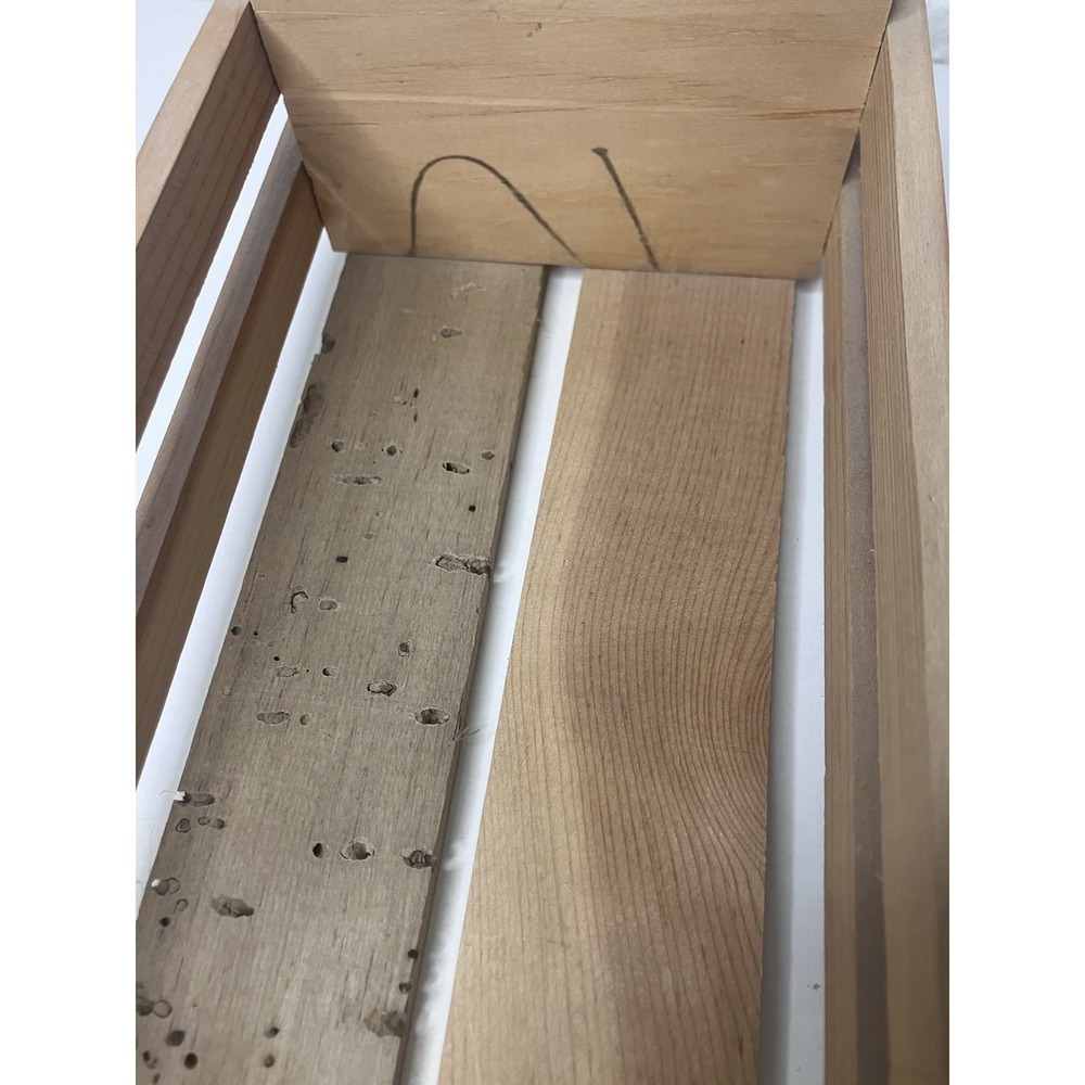 TDK THE WHEREHOUSE Cassette Tape Box Wooden Storage Case Crate Holds 12 Tapes - Picture 6 of 7